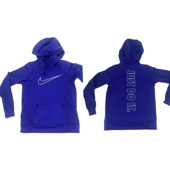 Nike Dri Fit‎ “Just Do It” Athletic Purple Hoodie Jacket Men’s Size S - Picture 1 of 11
